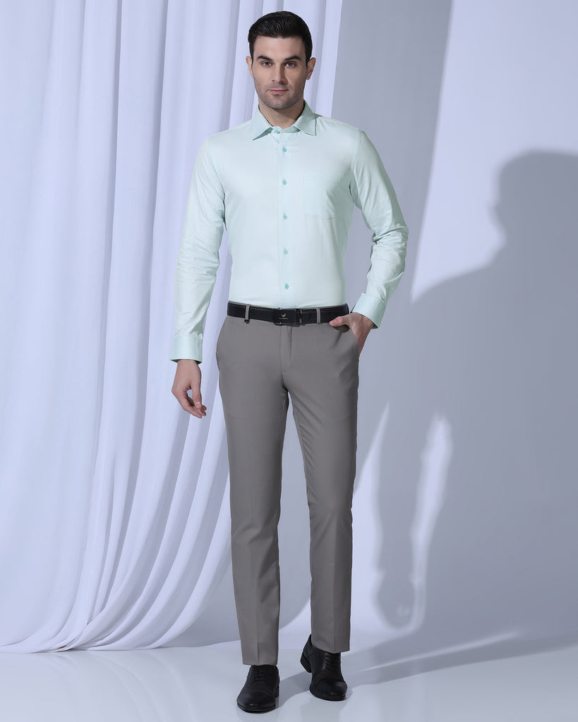 Formal Mint Textured Shirt - Benet