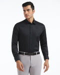 Formal Black Printed Shirt - Title