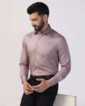 Formal Mauve Solid Shirt - Edin