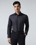 Charcoal Textured Shirt - Magnus