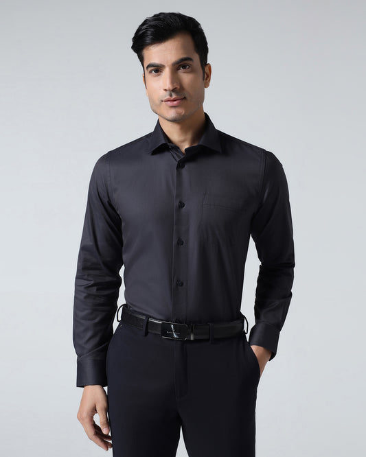 Charcoal Textured Shirt - Magnus