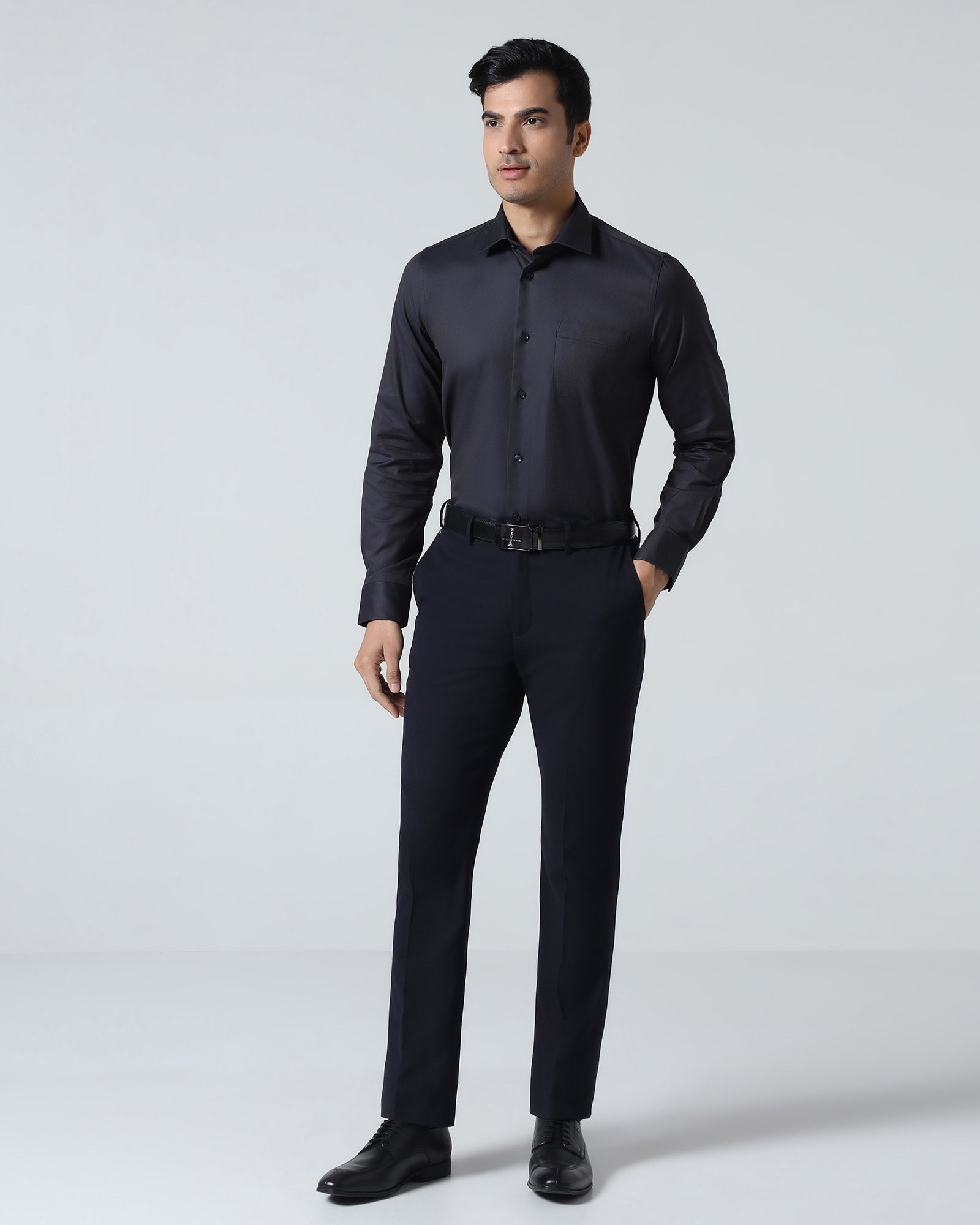 Charcoal Textured Shirt - Magnus