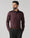 Maroon Luxe Textured Shirt - Crypto