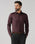 Maroon Luxe Textured Shirt - Crypto