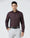 Maroon Non Iron Textured Shirt - Eliot
