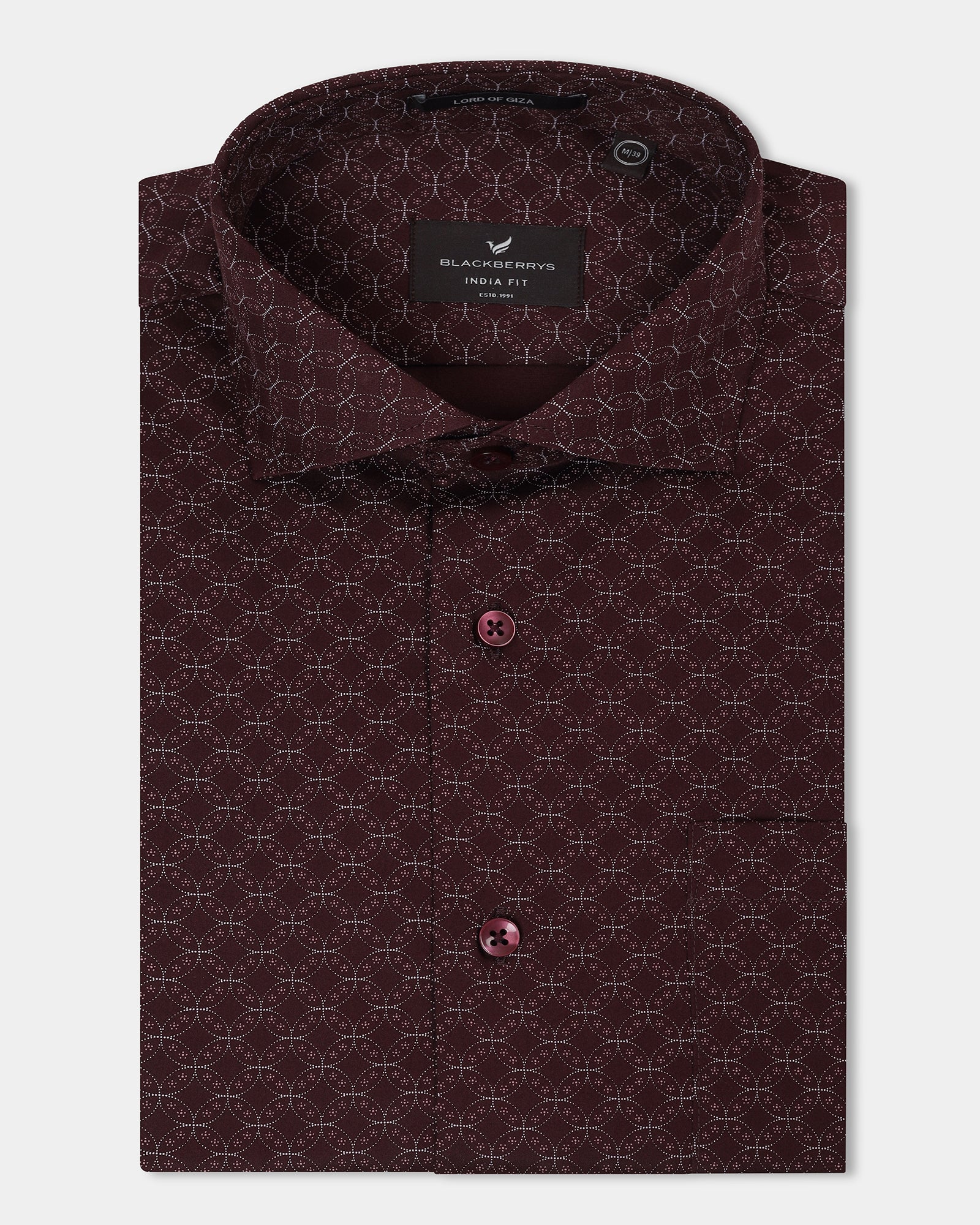 Bottle Green Textured Shirt - Magnus