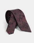 Maroon Silk Jacquard Tie - Willmar