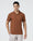 Mid Brown Textured Polo - Kim Chum