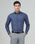 Mid Blue Textured Shirt - Magnus