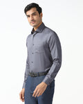 Mid Grey Non Iron Solid Shirt - Sylvia
