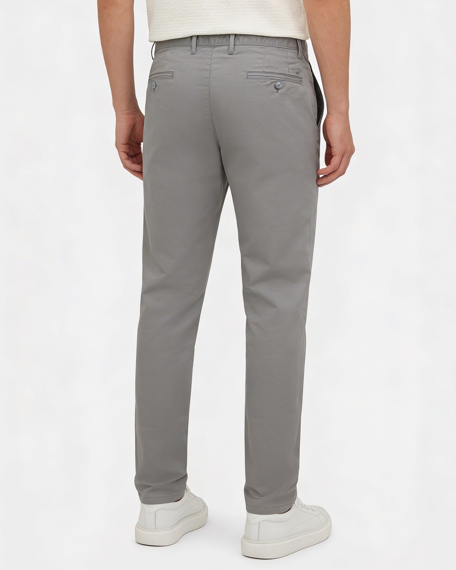 Mid Grey Textured Khaki - Square