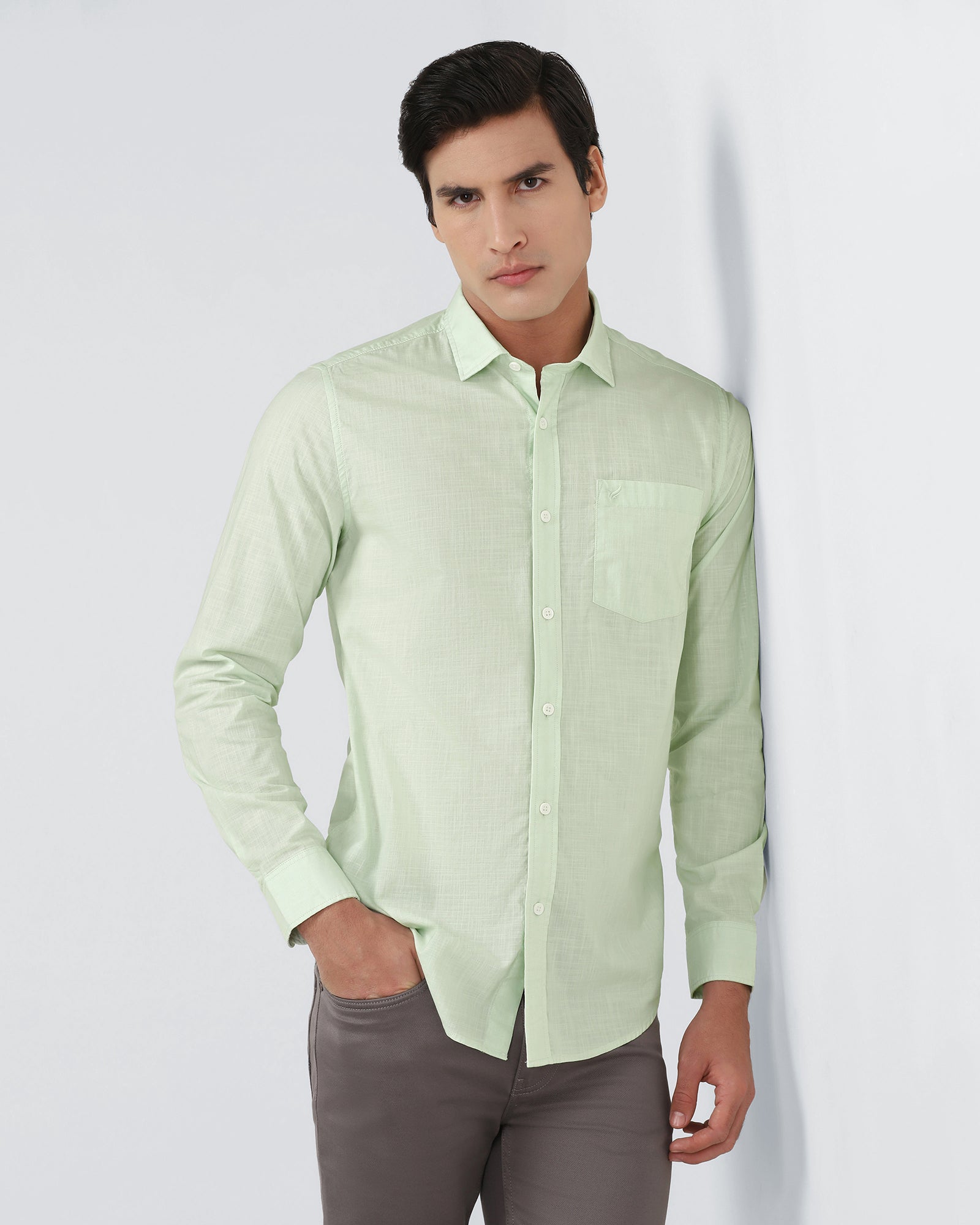 Mint Solid Shirt - Gobert