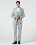 Mint Three Piece Textured Suit - Dayle