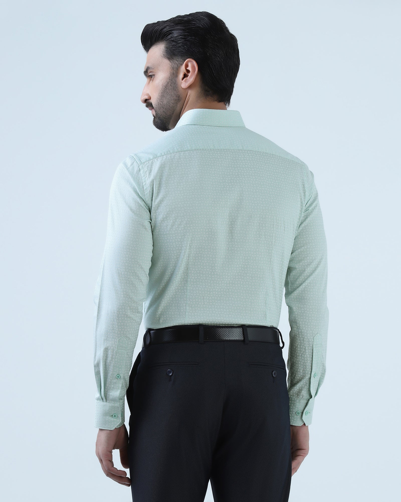 Mint Printed Shirt - Callum