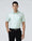 Mint Half Sleeve Printed Shirt - Cube