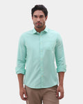 Mint Printed Shirt - Gebbew