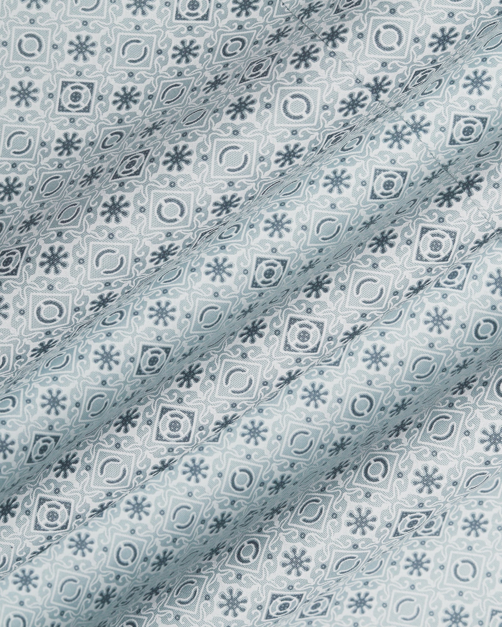 Mint Printed Shirt - Santino