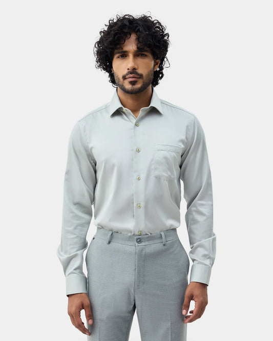 Mint Solid Shirt - Sylvia