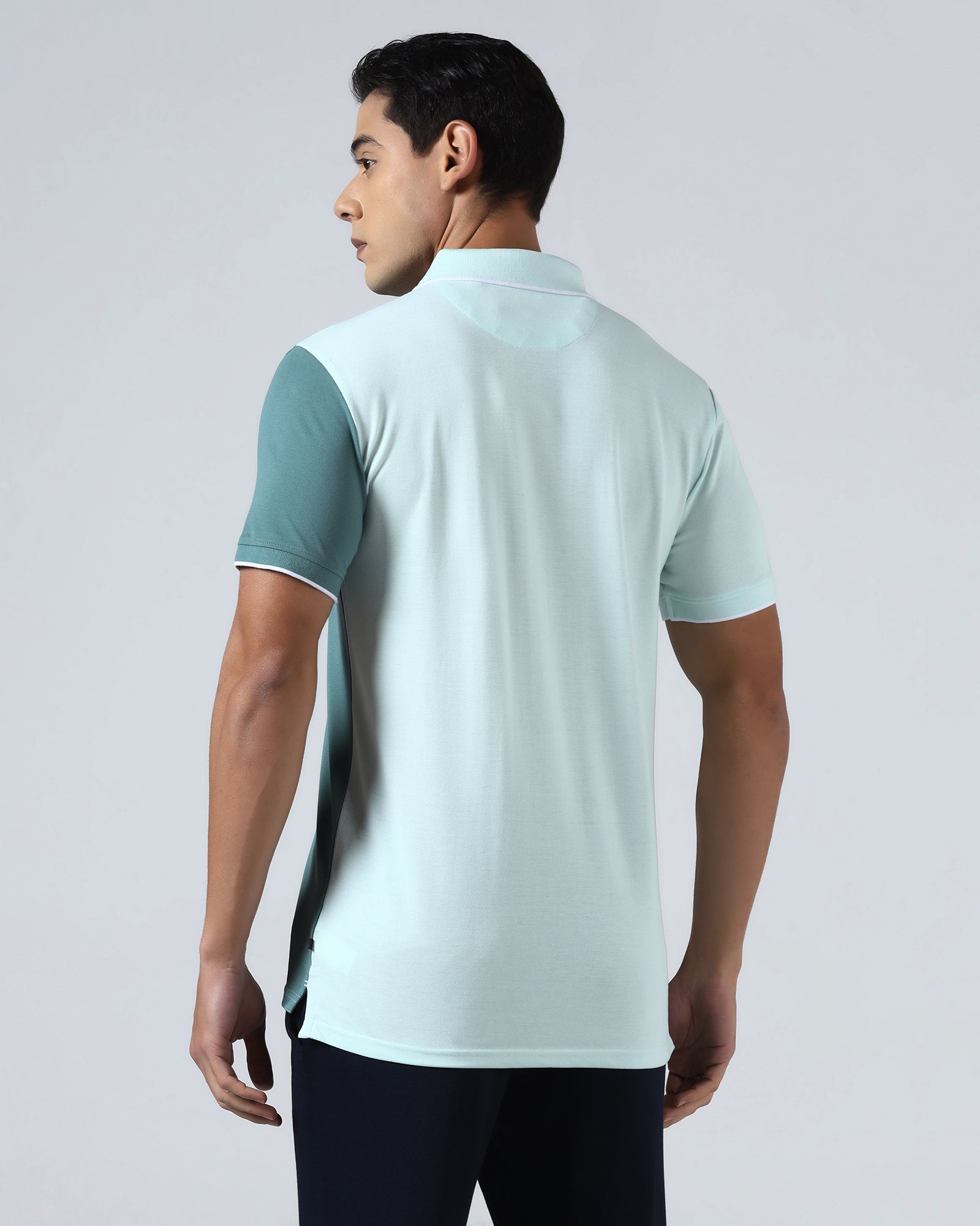 Mint Solid Polo - Blockit