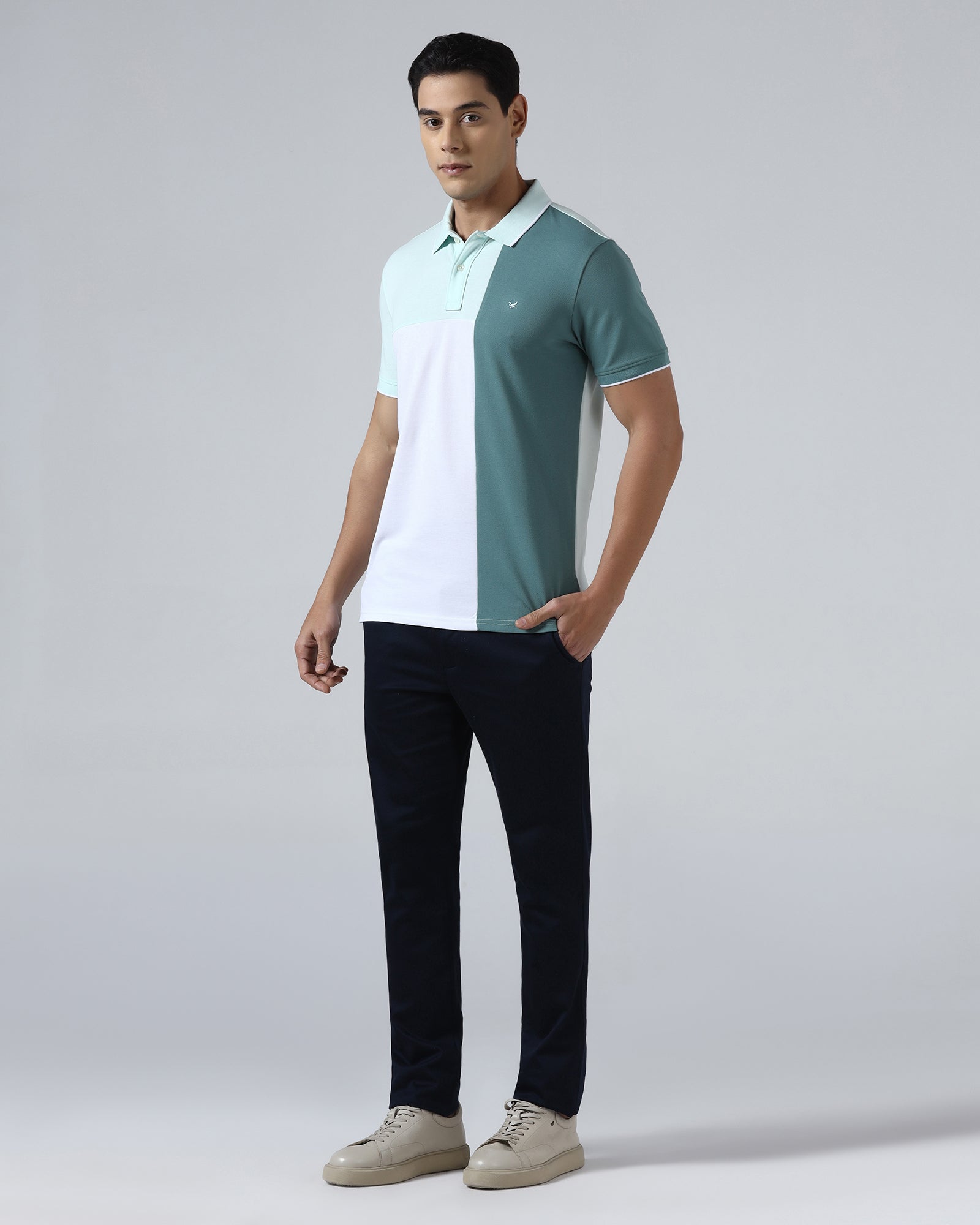 Mint Solid Polo - Blockit