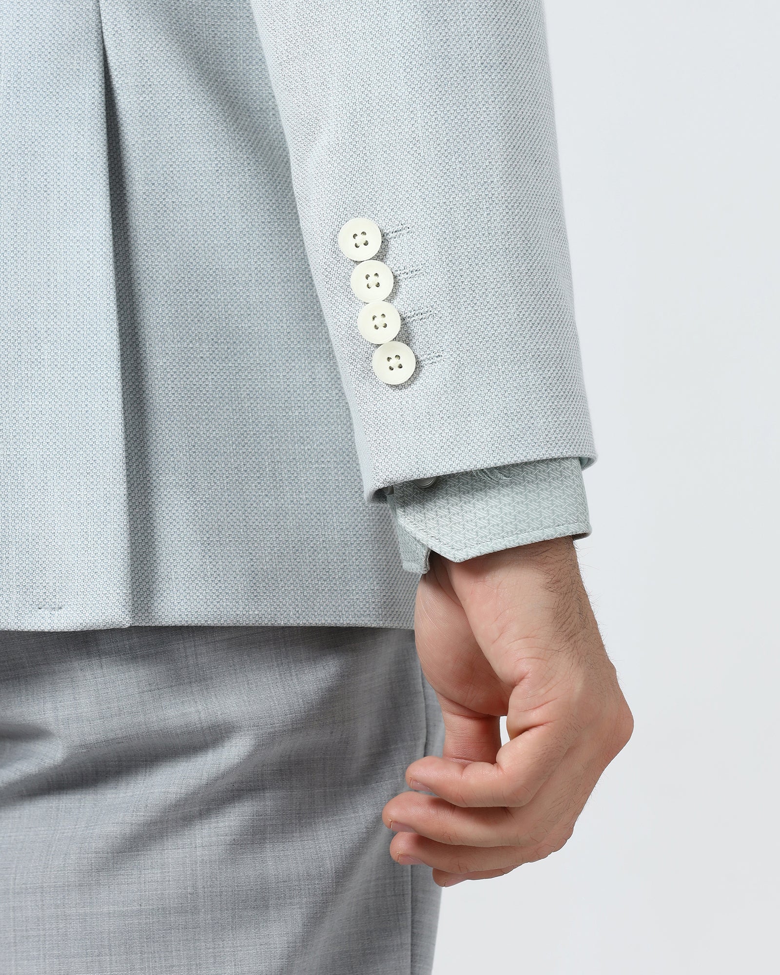 Mint Textured Blazer - Watson