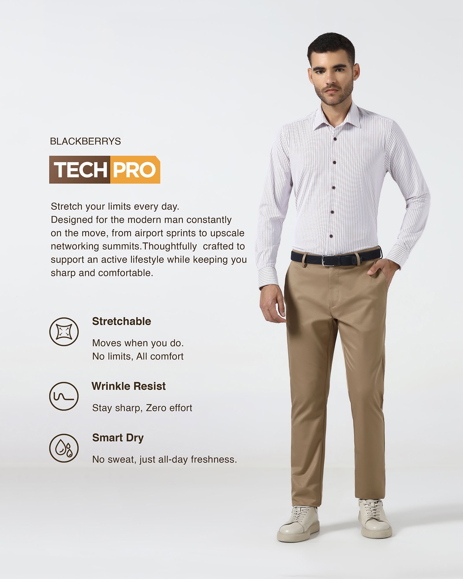 Mouse TechPro Solid Khakis - Cycad