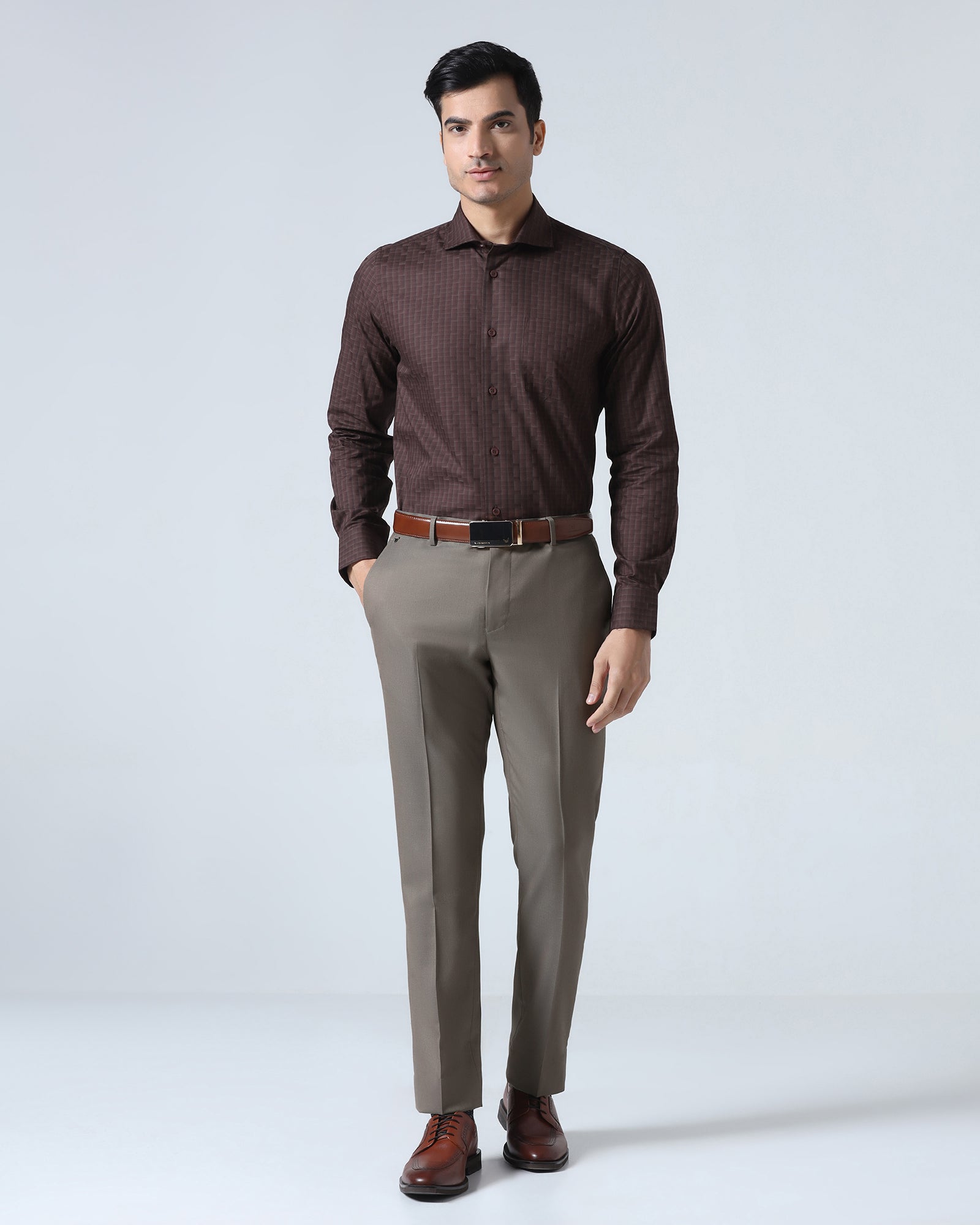 Mouse Textured Trouser - Peroni