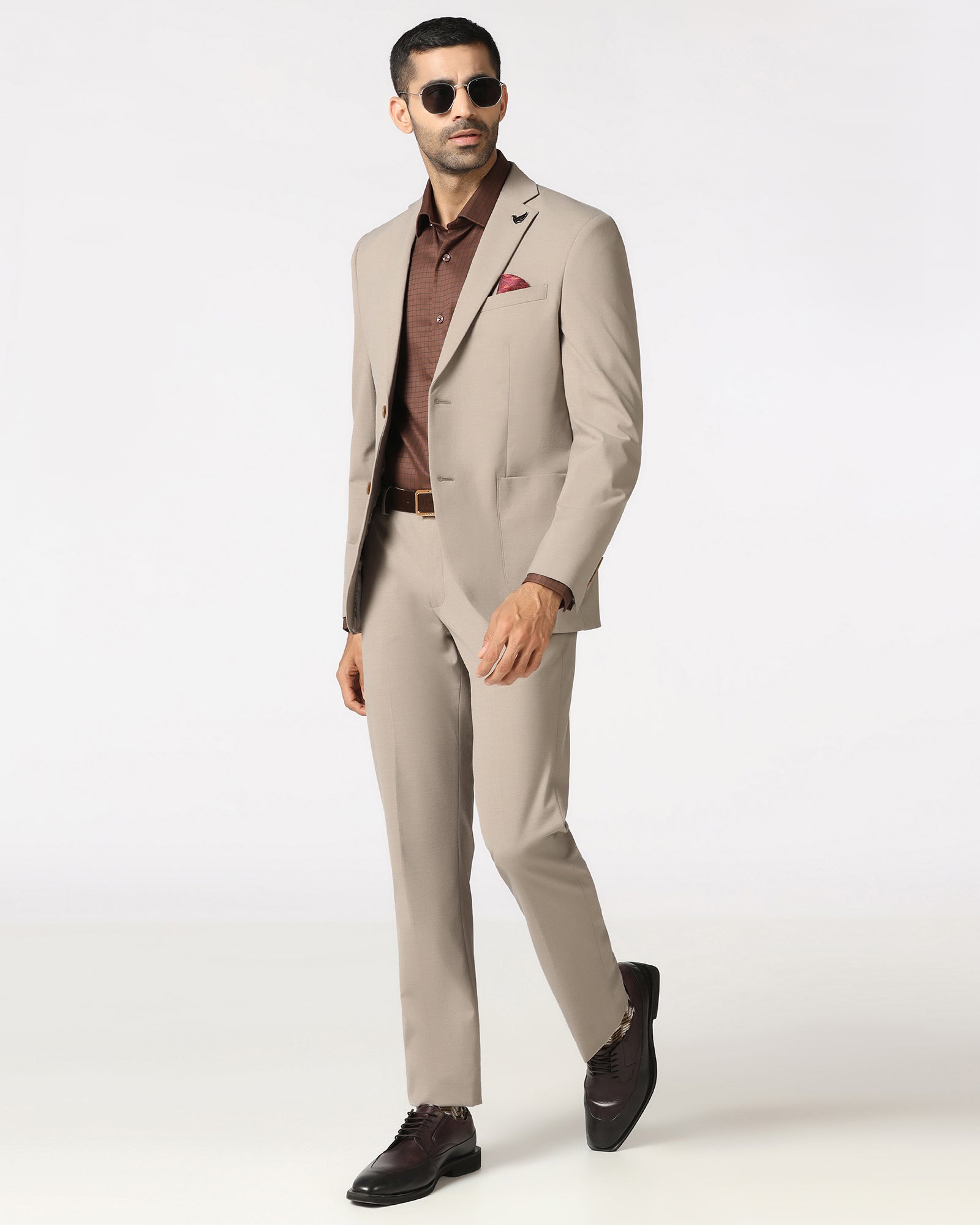 Mouse Two Piece Solid Suit - Tenor