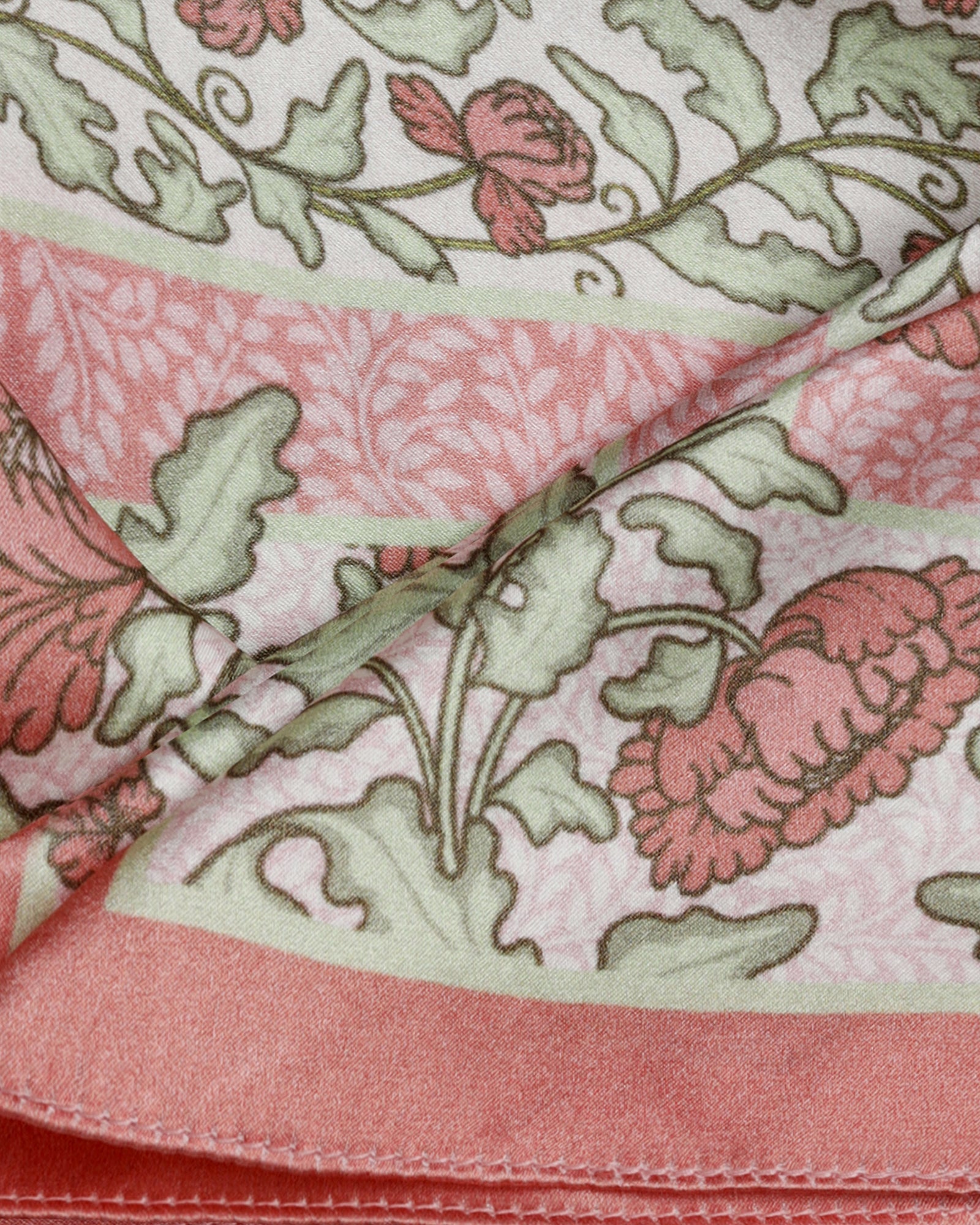 Multi Color Printed 100% Silk Pocket Square - Adorn