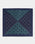 Multi Color Printed 100% Silk Pocket Square - Air
