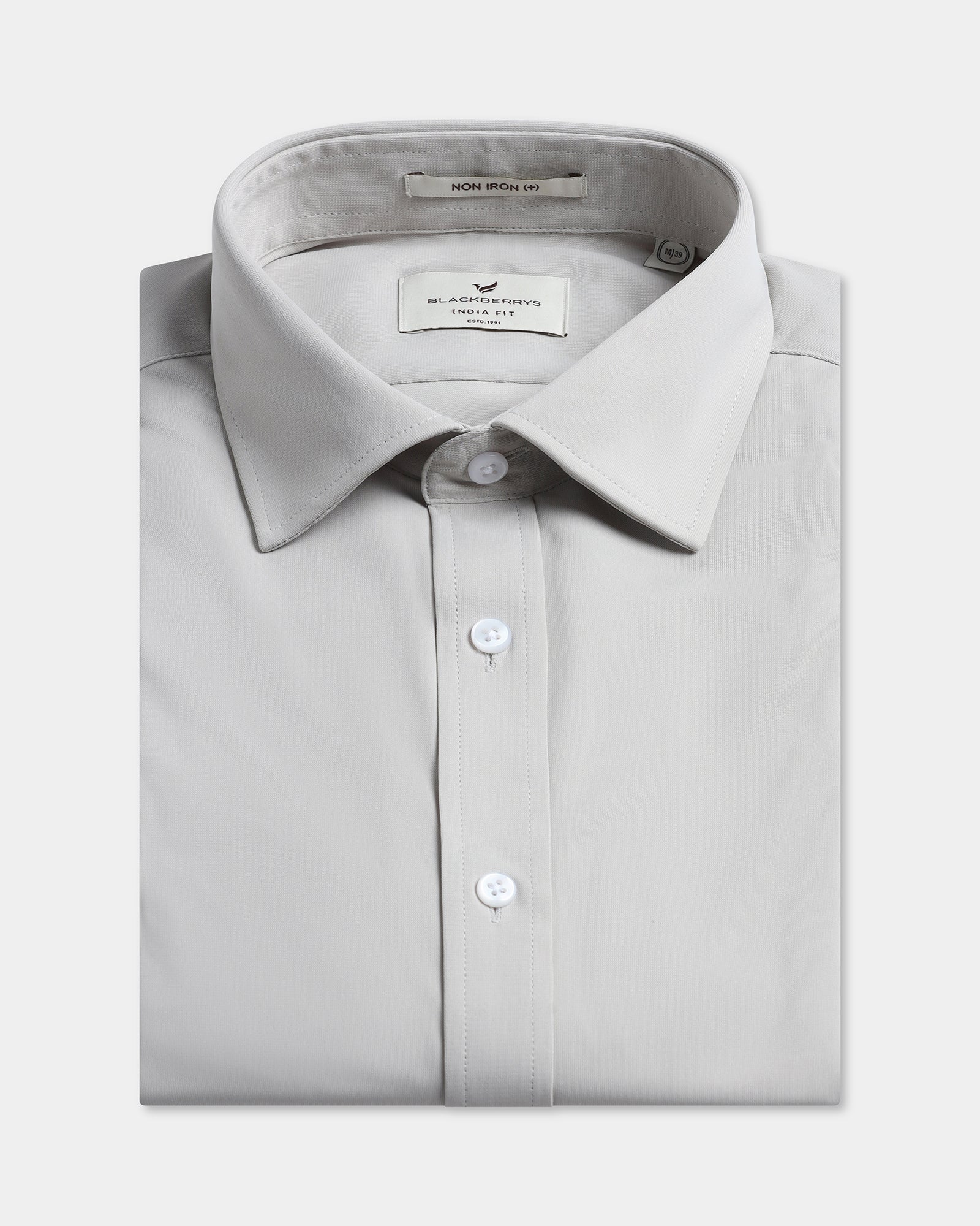 Natural Non Iron Solid Shirt - Electra E