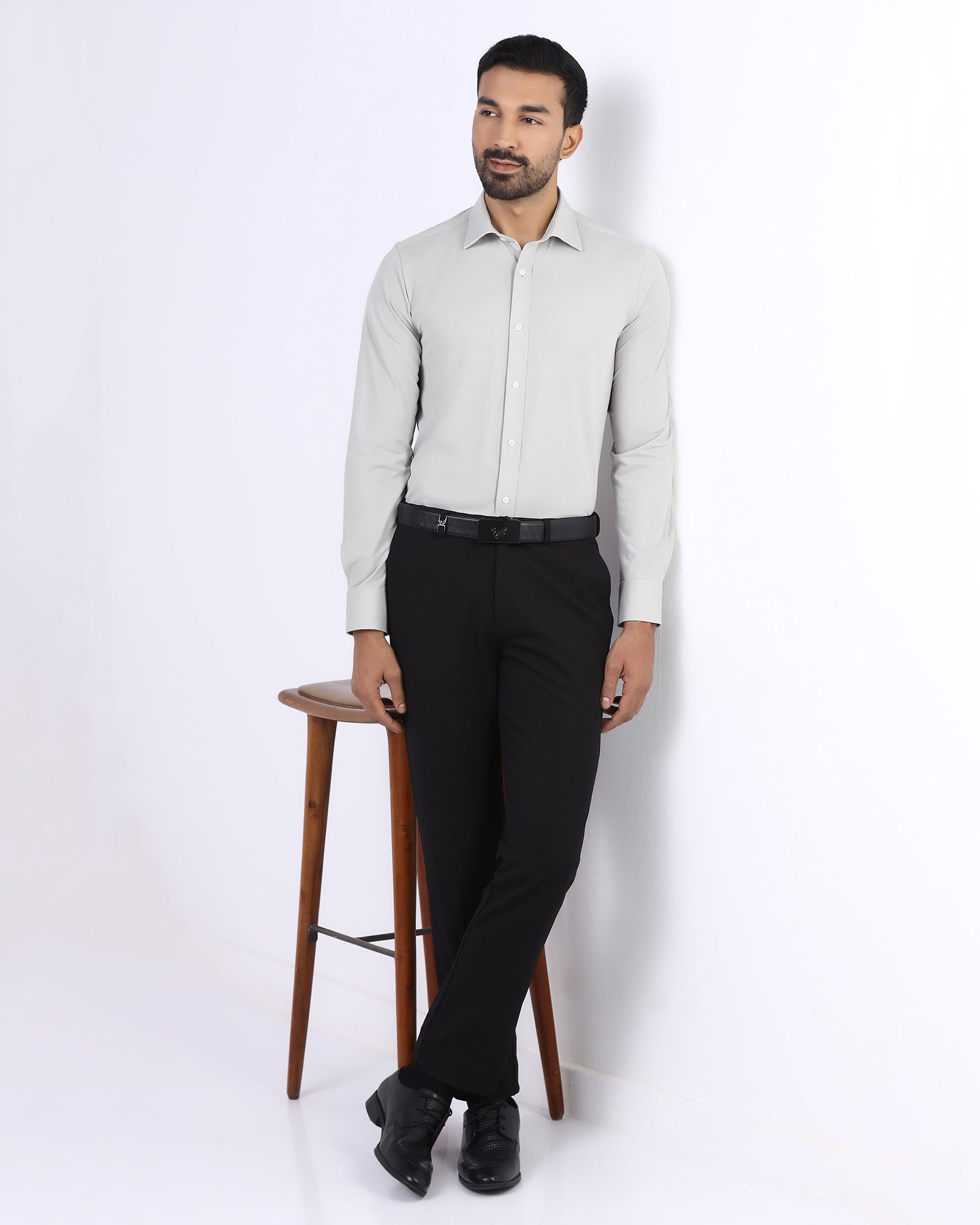 Natural Non Iron Solid Shirt - Electra E
