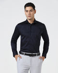 Navy Stripe Shirt - Route