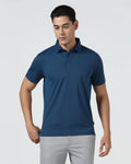 Navy TechPro Textured Polo - Hina
