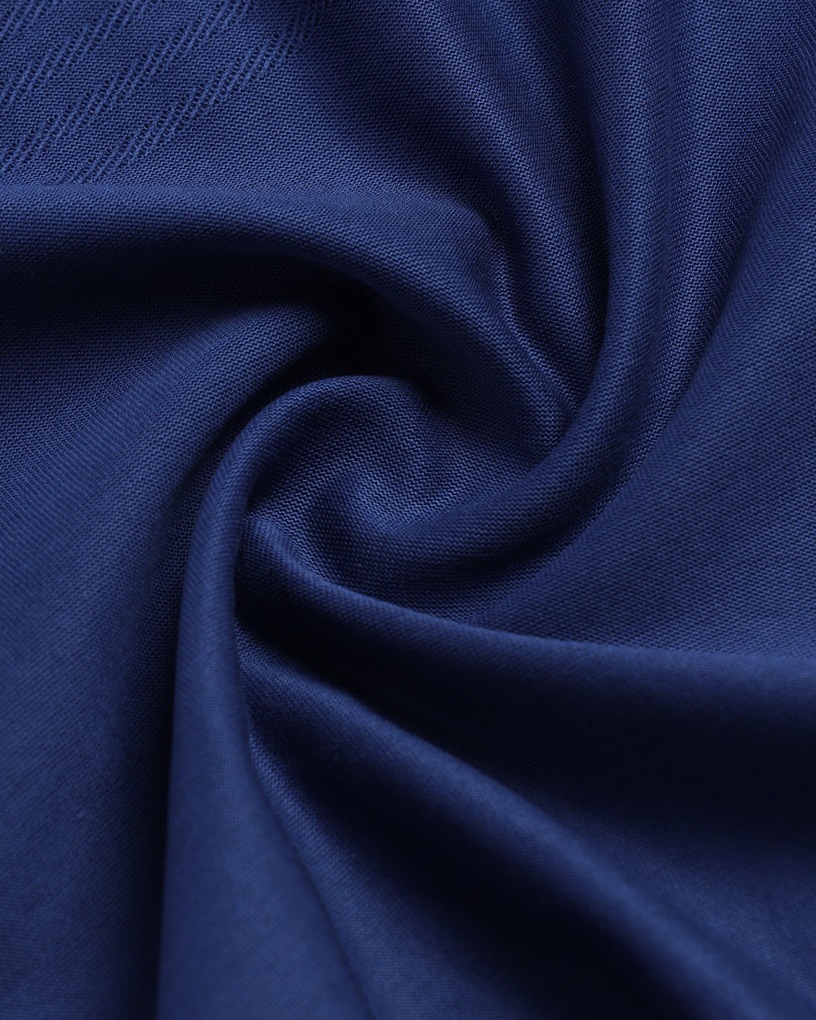 Navy Textured Polo - Peek