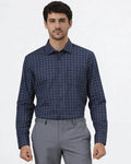 Navy Check Shirt
