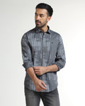 Navy Check Shirt - Lamor