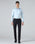 Navy Check Trouser - Flexi Rich