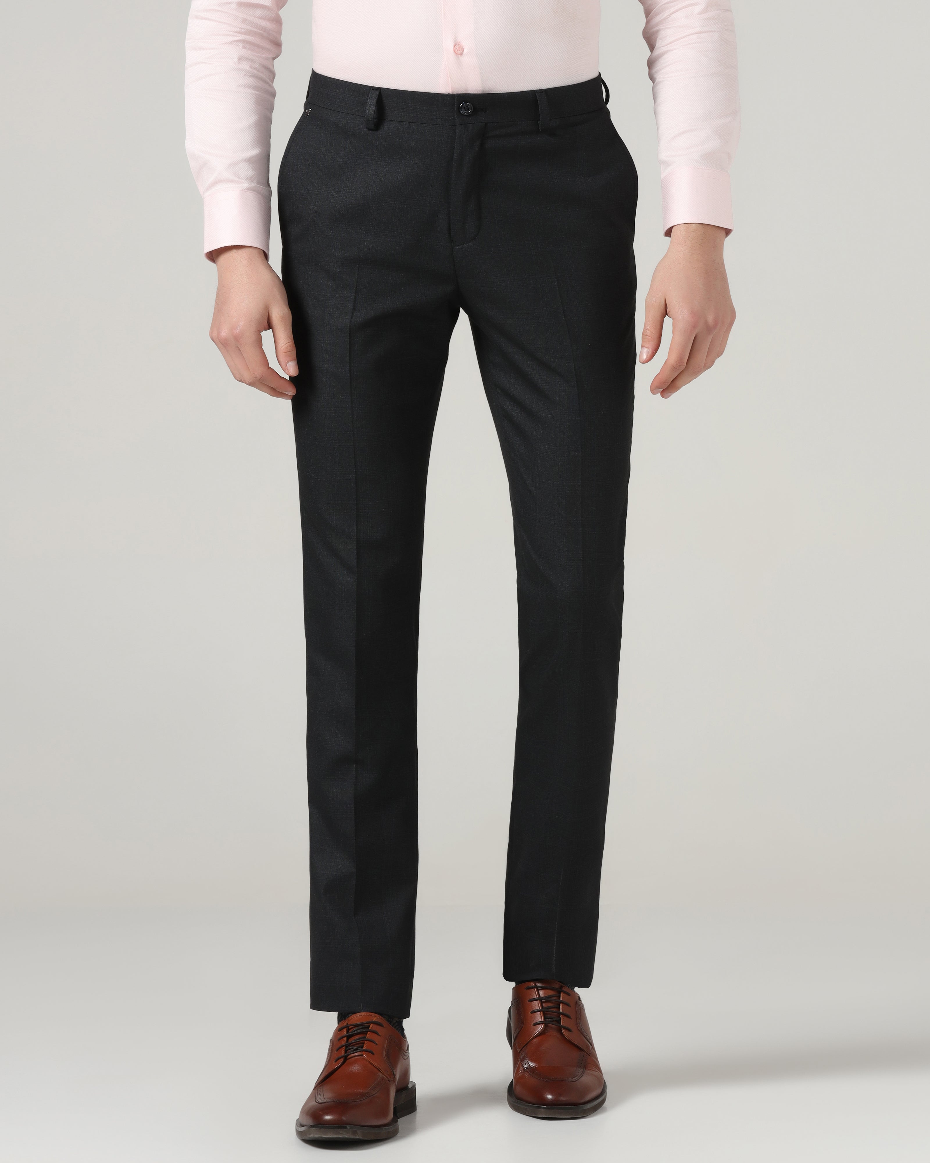 Navy Check Trouser - Stunning