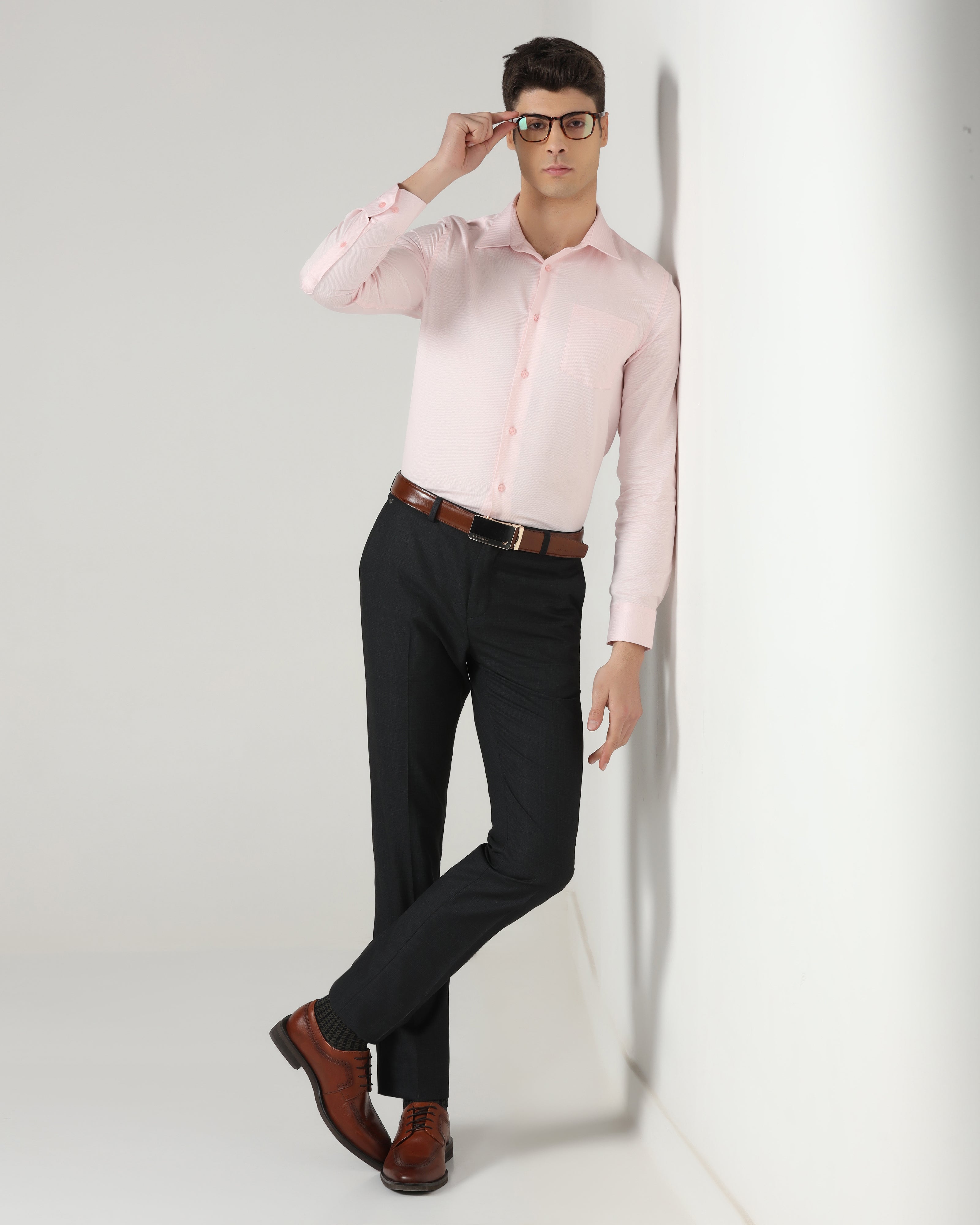 Navy Check Trouser - Stunning