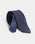 Navy Silk Jacquard Tie - Barclay