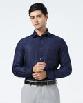 Navy Luxe Solid Shirt - Quebec