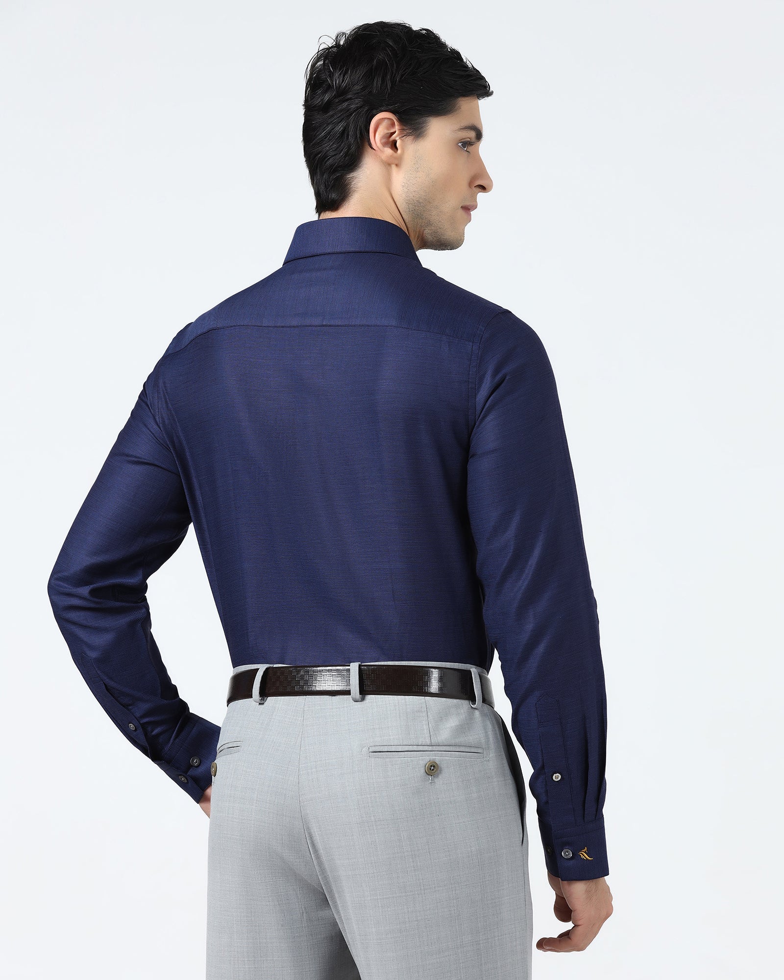 Navy Luxe Solid Shirt - Quebec