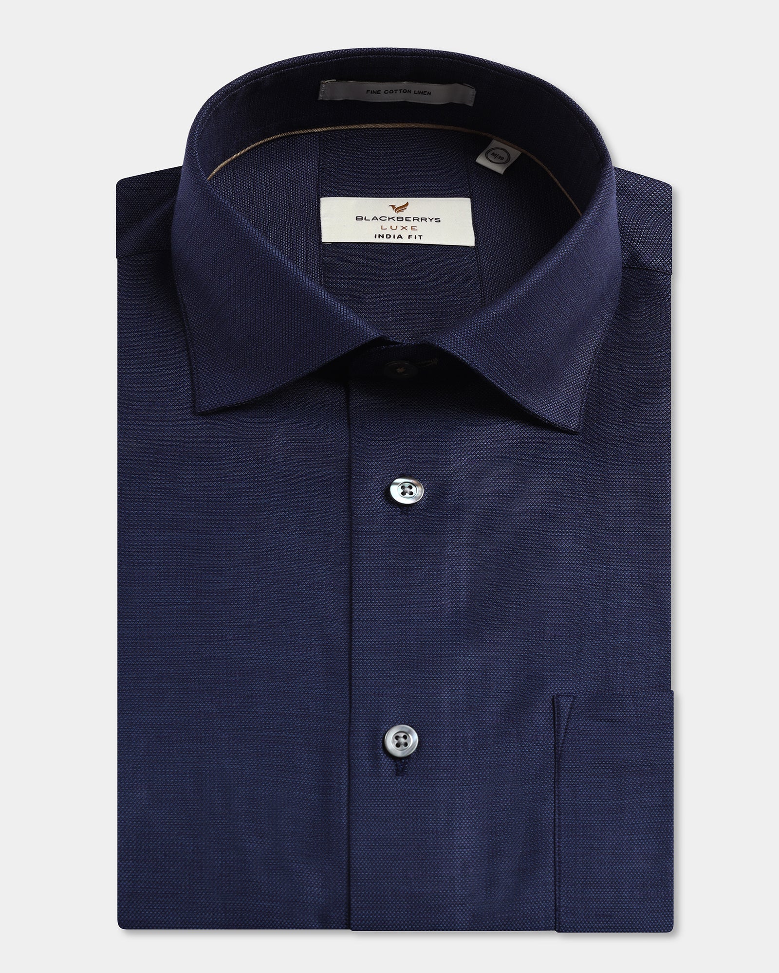 Navy Luxe Solid Shirt - Quebec
