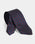 Navy Silk Jacquard Tie - Willet