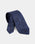Navy Silk Jacquard Tie - Willis