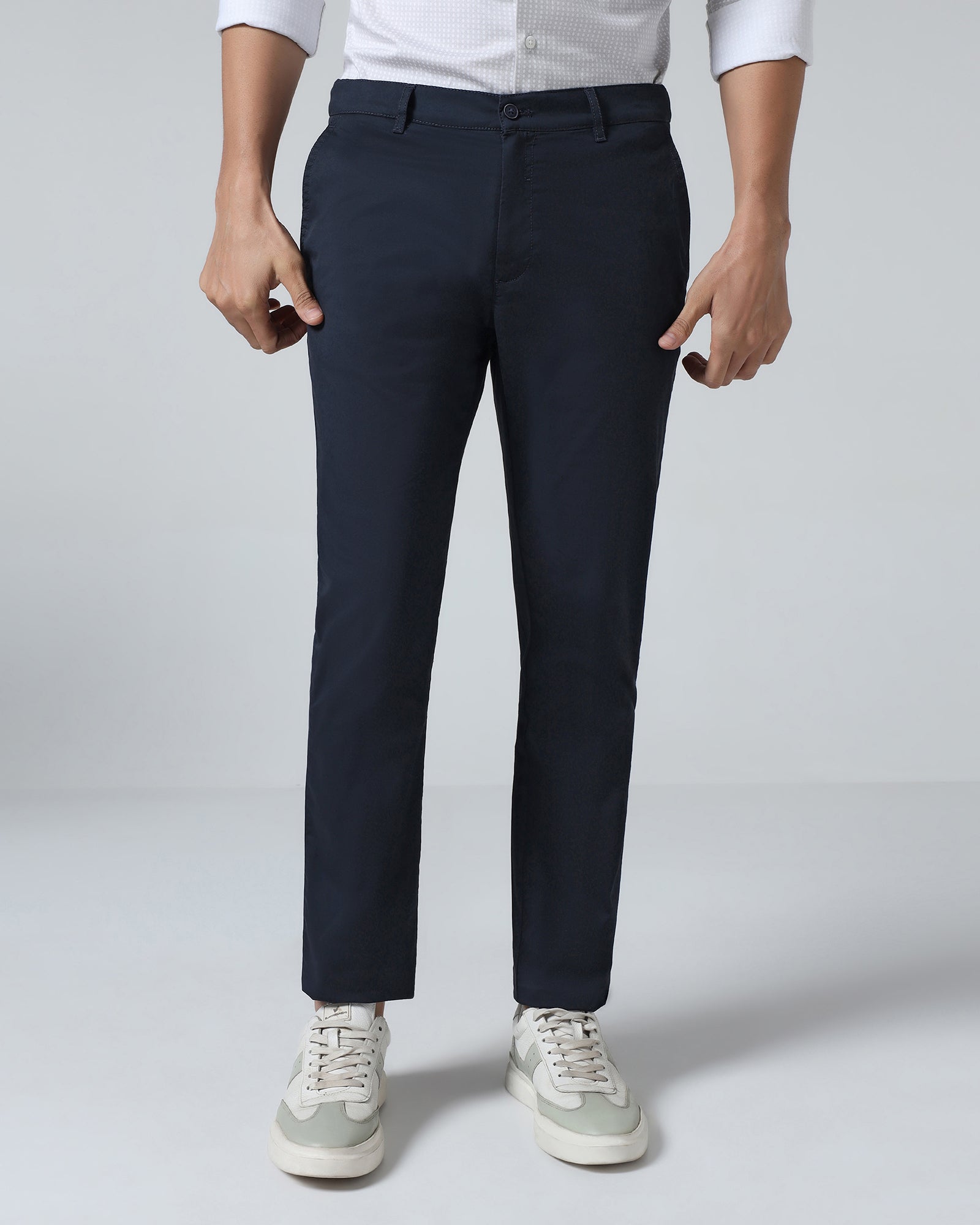 Navy Solid Khaki - Hemlock