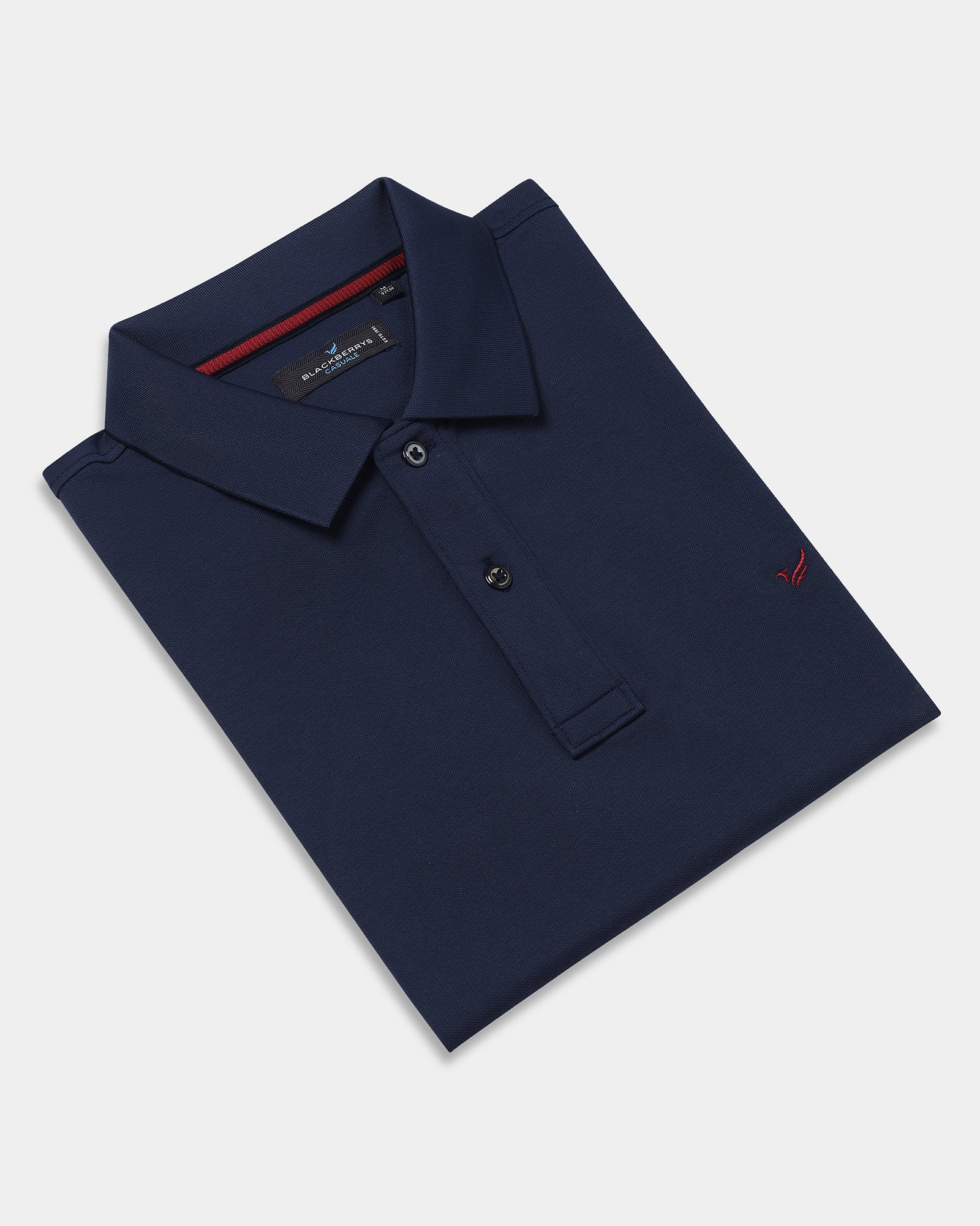 Navy Must Haves Solid Polo - Yukii