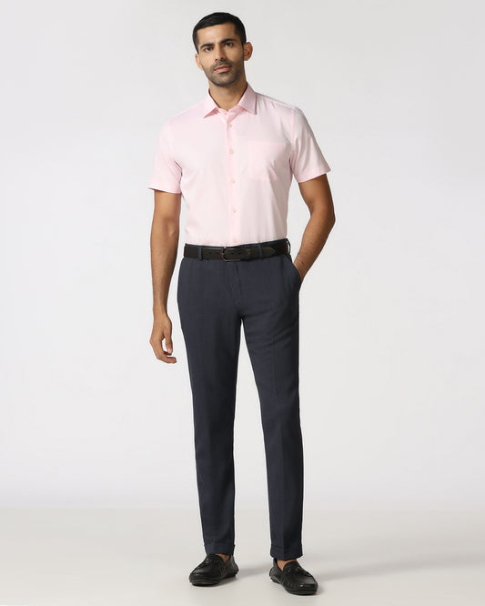 Navy Solid Trouser - Icon