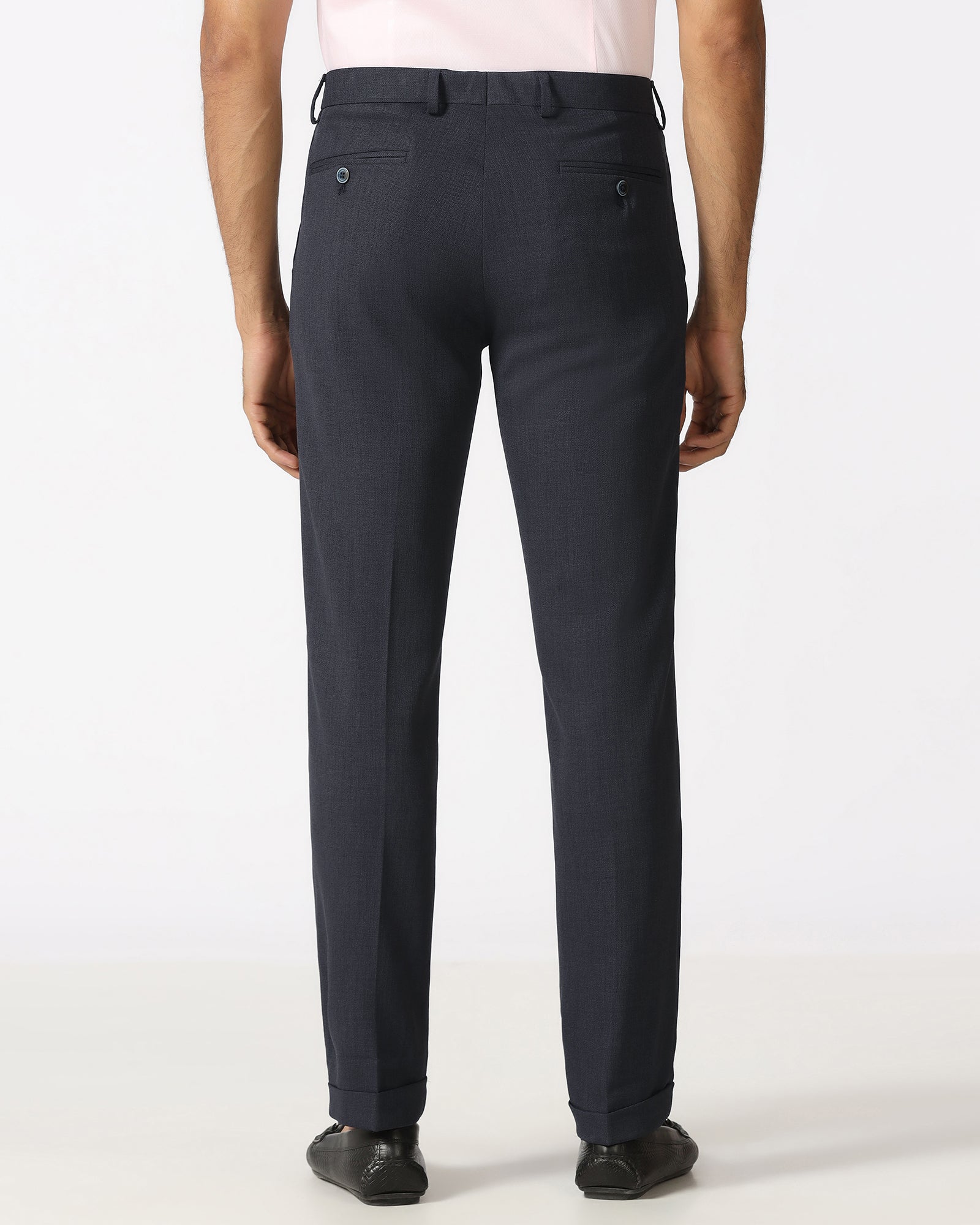 Navy Solid Trouser - Icon